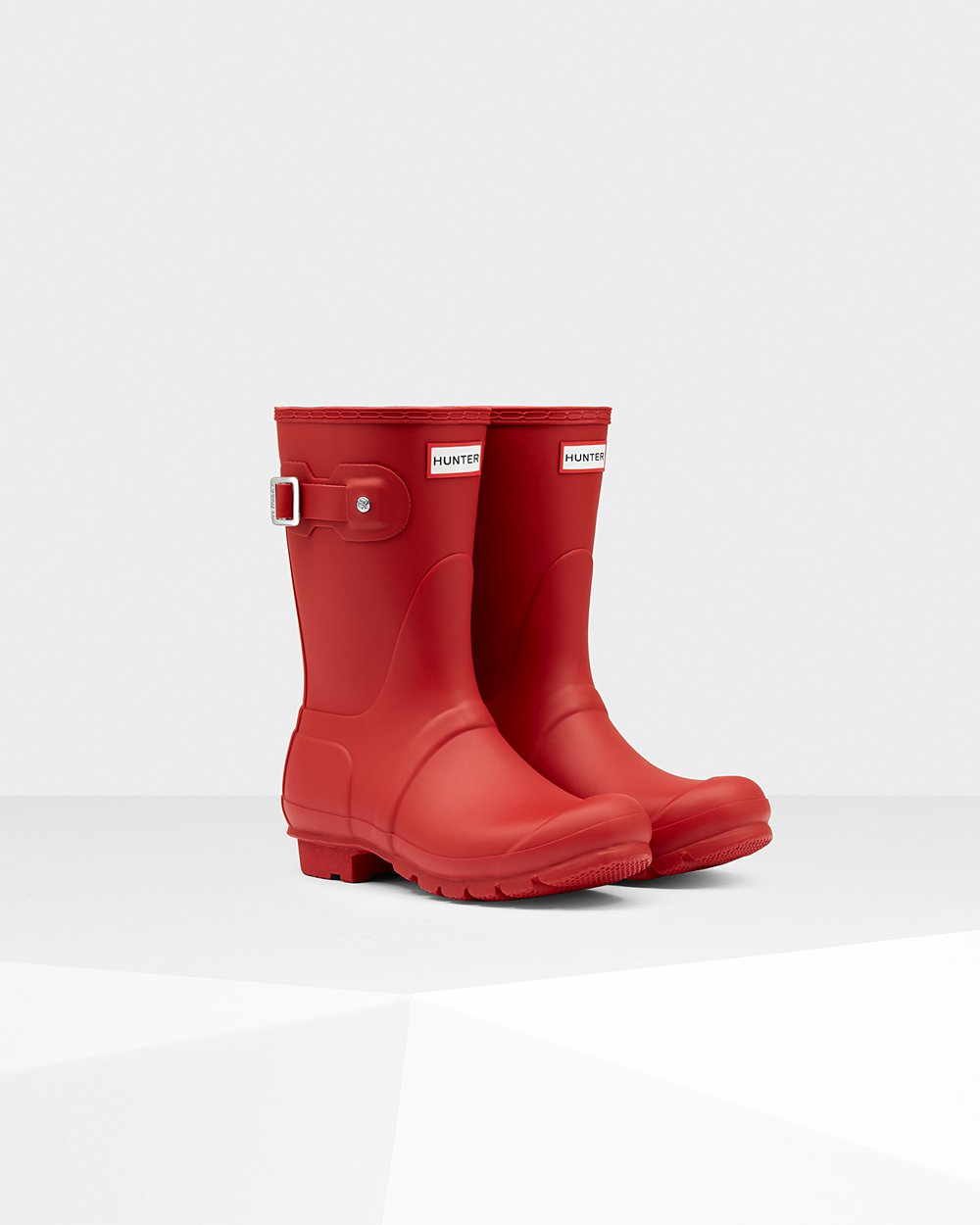 Women Hunter Original | Short Rain Boots Red | NZ-80136-QGVF